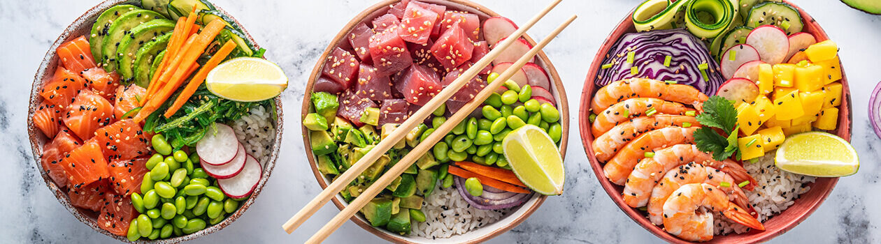 Let Sushi Taxi and their poke bowls whisk you away!