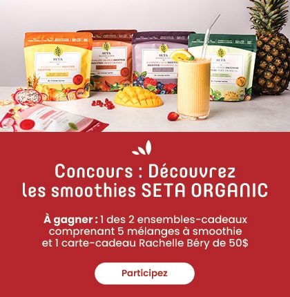 Contest: discover seta organic smoothies