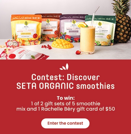 Contest: discover seta organic smoothies