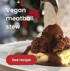 Vegan meatball stew