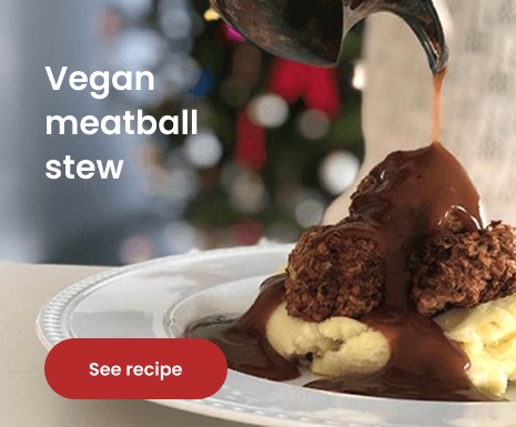 Vegan meatball stew