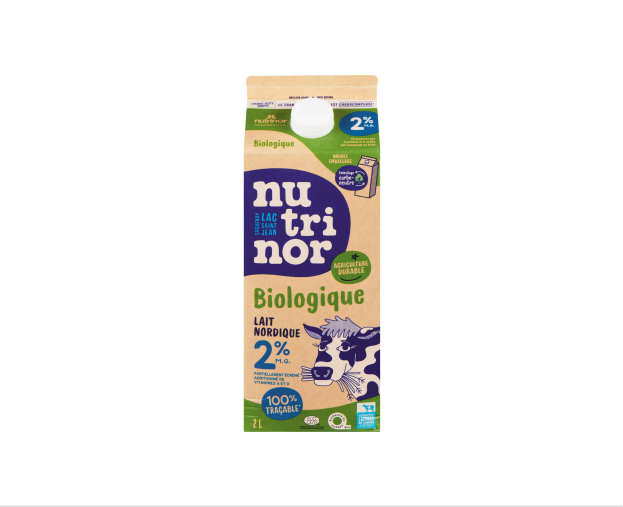 Lait 2% m.g. biologique