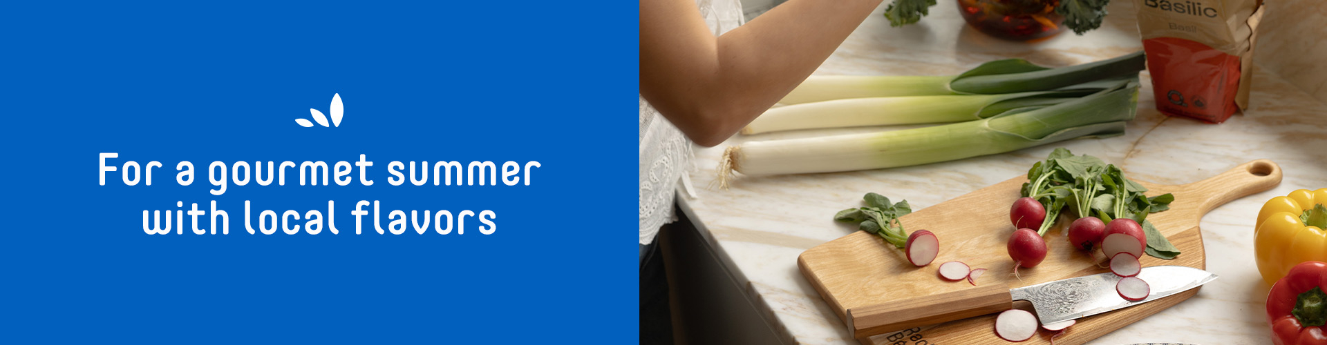 For a gourmet summer with local flavors