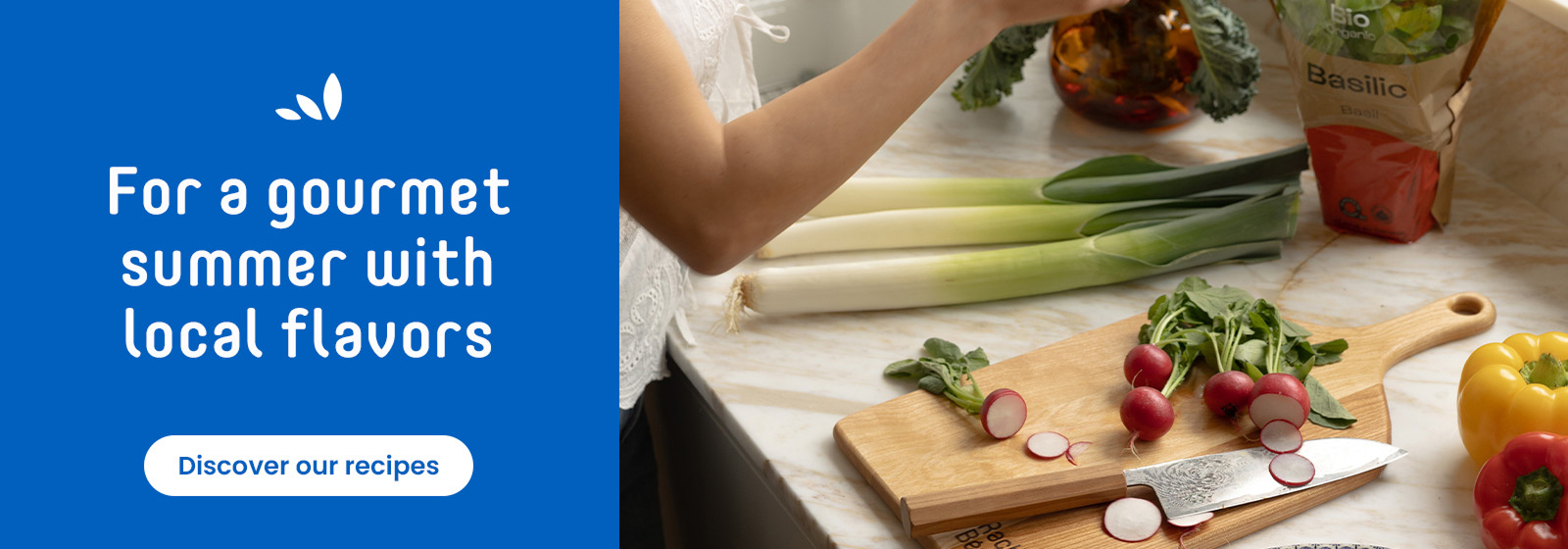 Gourmet summer local flavors